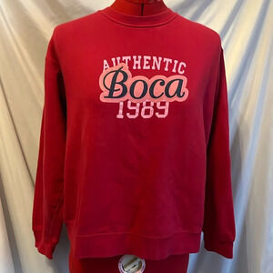 SM318 Boca athletic vintage crew neck
